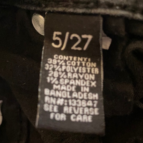 Celebrity Pink Black Mid Rise Ankle Skinny Jeans - Picture 3 of 5